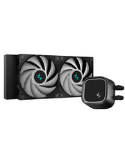 DEEPCOOL LE520 240MM ARGB AIO LIQUID COOLER BLACK - SWIFT PERIPHERALS1085932