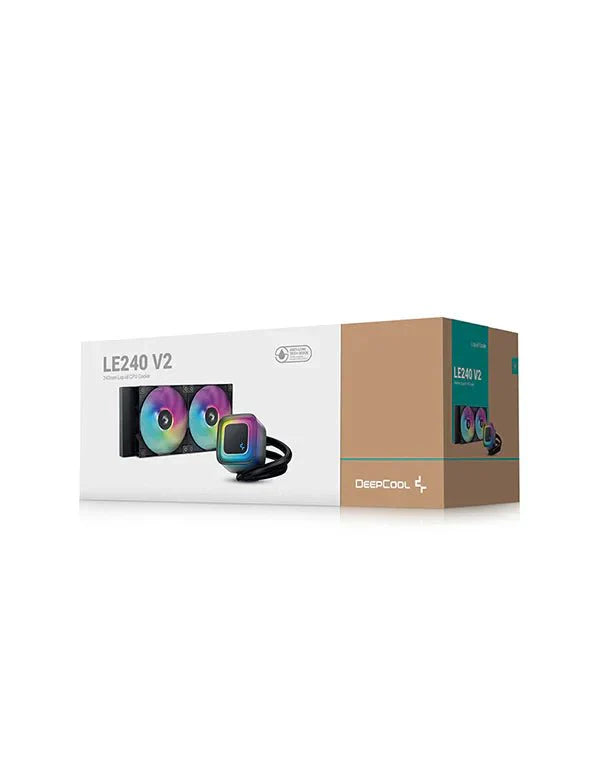 DEEPCOOL LIQUID COOLER LE240 V2 ARGB BLACK - SWIFT PERIPHERALS1093495