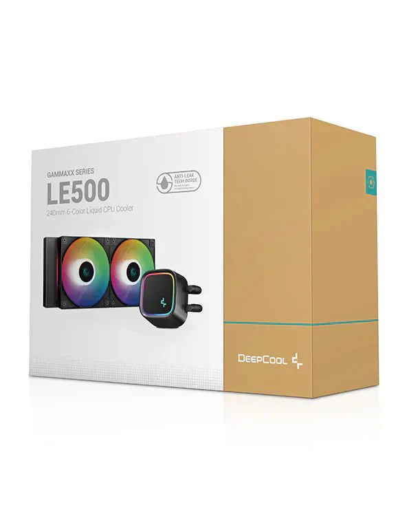 DEEPCOOL LIQUID LE500 240MM AIO LIQUID COOLER BLACK - SWIFT PERIPHERALS1085168