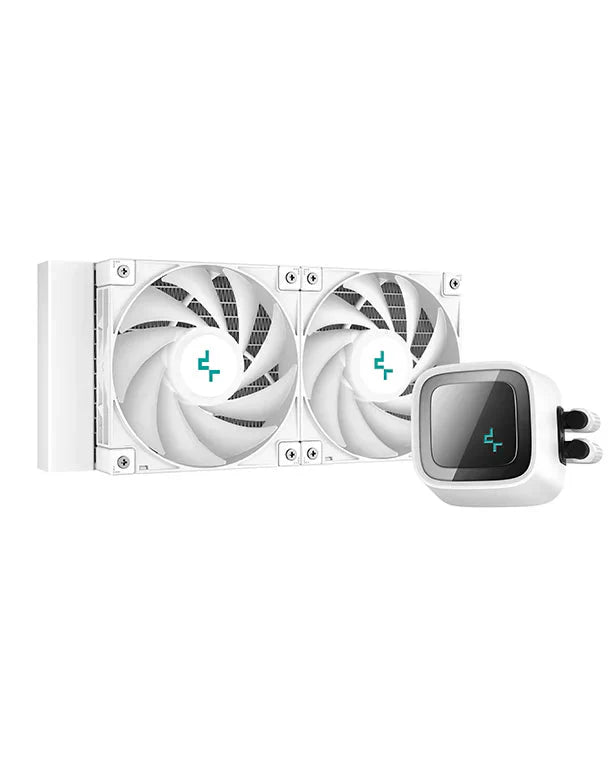 DEEPCOOL LS520 WH PREMIUM LIQUID CPU COOLER - WHITE (R - LS520 - WHAMNT - G - 1) - SWIFT PERIPHERALSCooler-093