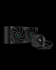 DEEPCOOL LS520S ZERO DARK 240MM AIO LIQUID CPU COOLER BLACK (R - LS520 - BKNNMM - G - 1) - SWIFT PERIPHERALSCooler-094