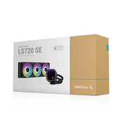 DEEPCOOL LS720 360MM ARGB CPU LIQUID COOLER BLACK (R - LS720 - BKAMMM - G - 1) - SWIFT PERIPHERALS108044