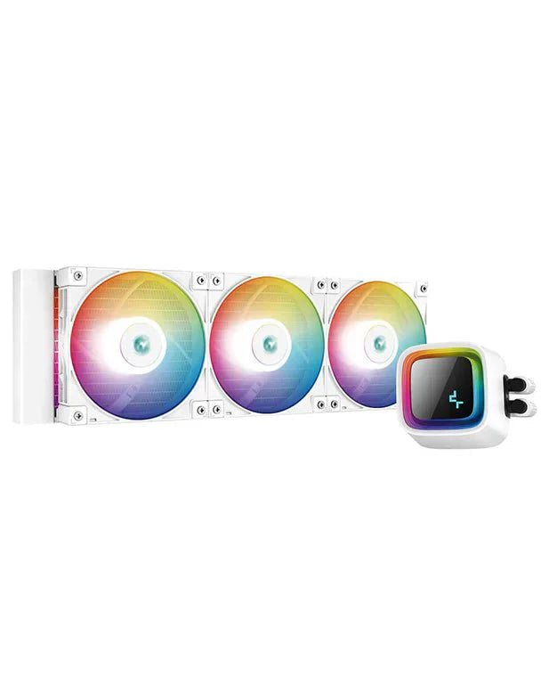 DEEPCOOL LS720 WH PREMIUM LIQUID CPU COOLER - WHITE (R - LS720 - WHAMNT - G - 1) - SWIFT PERIPHERALSCooler-096