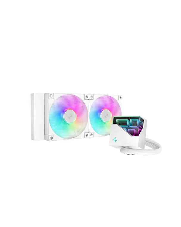 DEEPCOOL LT240 WH ARGB ALL IN ONE 240MM CPU LIQUID COOLER (R - LT240 - WHAMNC - G - 1) - SWIFT PERIPHERALSCooler-099