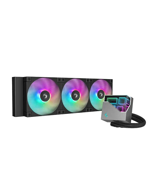 DEEPCOOL LT360 ARGB CPU LIQUID COOLER BLACK - SWIFT PERIPHERALS1090240