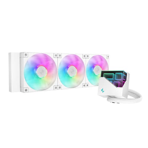 DEEPCOOL LT360 WH ARGB CPU LIQUID COOLER (WHITE) (R - LT360 - WHAMNC - G - 1) - SWIFT PERIPHERALSCooler-100