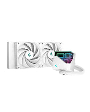 DEEPCOOL LT520 WH 240MM HIGH - PERFORMANCE LIQUID CPU COOLER - WHITE (R - LT520 - WHAMNF - G - 1) - SWIFT PERIPHERALSCooler-102