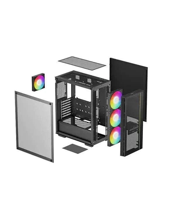 DEEPCOOL MATREXX 55 MESH V4 C MID TOWER CABINET (BLACK) - SWIFT PERIPHERALS1091671