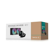 DEEPCOOL MYSTIQUE 240 ARGB 240MM LIQUID CPU COOLER (R - LX550 - BKADSNC - G - 1) - SWIFT PERIPHERALSCooler-104
