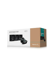 DEEPCOOL MYSTIQUE 360MM CPU LIQUID COOLER BLACK - SWIFT PERIPHERALS1088916