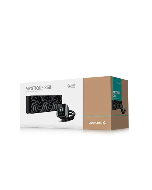 DEEPCOOL MYSTIQUE 360MM CPU LIQUID COOLER BLACK - SWIFT PERIPHERALS1088916