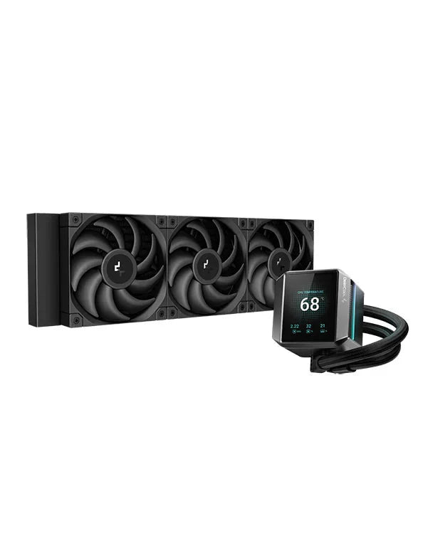 DEEPCOOL MYSTIQUE 360MM CPU LIQUID COOLER BLACK - SWIFT PERIPHERALS1088916