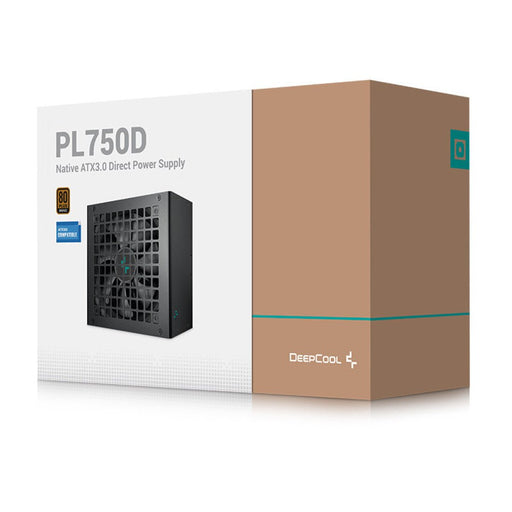 DEEPCOOL PL750D 750 WATT 80 PLUS BRONZE ATX 3.1 SMPS - SWIFT PERIPHERALS1094134