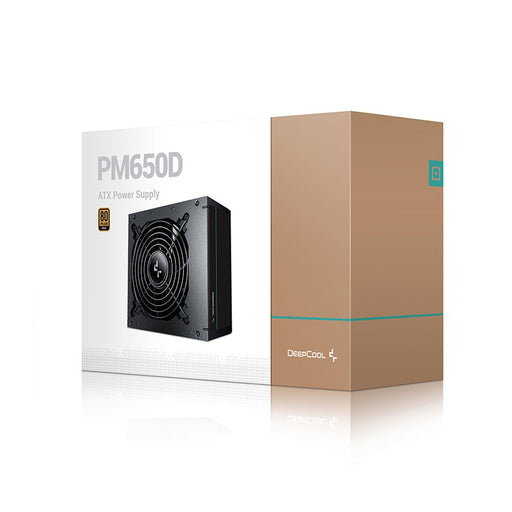 DEEPCOOL PM650D 650W Non - Modular 80 Plus Gold SMPS Power Supply - SWIFT PERIPHERALSR-PM650D-FA0B
