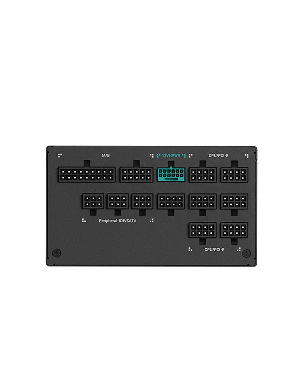 DEEPCOOL PX1000P 1000 WATT 80 PLUS PLATINUM FULLY MODULAR ATX 3.0 POWER SUPPLY R - PXA00P - FC0B - IN - SWIFT PERIPHERALS1088918