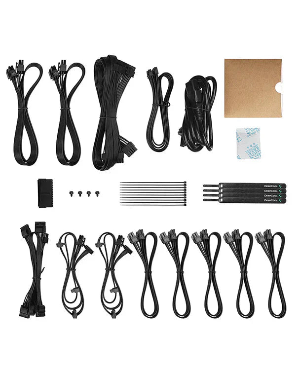 DEEPCOOL PX1000P 1000 WATT 80 PLUS PLATINUM FULLY MODULAR ATX 3.0 POWER SUPPLY R - PXA00P - FC0B - IN - SWIFT PERIPHERALS1088918