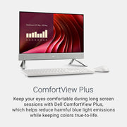 DELL 24 ALL - IN - ONE DESKTOP EC24250 - 23.8 - INCH FHD TOUCH DISPLAY, INTEL CORE 5 PROCESSOR 120U, INTEL GRAPHICS, 16GB DDR5 RAM, 512GB SSD, WINDOWS 11 HOME WHITE - SWIFT PERIPHERALS1094625