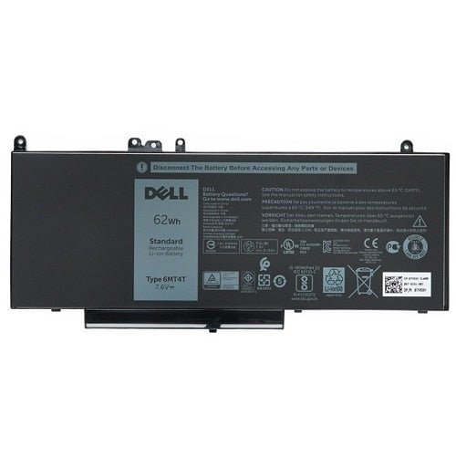 Dell 6MT4T Original OEM 62WHr 8100mAh 7.6V 4 Cell Laptop Battery for Select Dell Laptops - SWIFT PERIPHERALS6MT4T-OEM