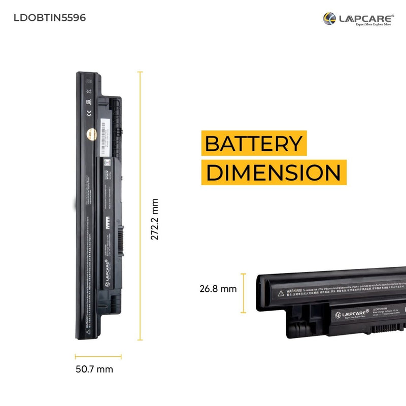 DELL Compatible Laptop Battery Vostro 2421 3445 3446 3546 44WHr 6 Cell - SWIFT PERIPHERALSLDOBTIN5596