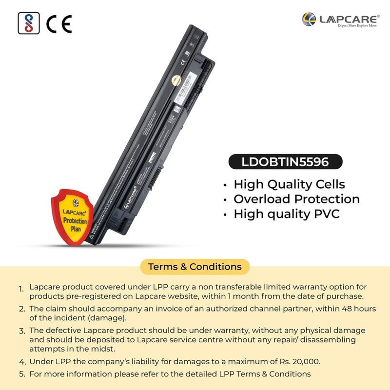 DELL Compatible Laptop Battery Vostro 2421 3445 3446 3546 44WHr 6 Cell - SWIFT PERIPHERALSLDOBTIN5596