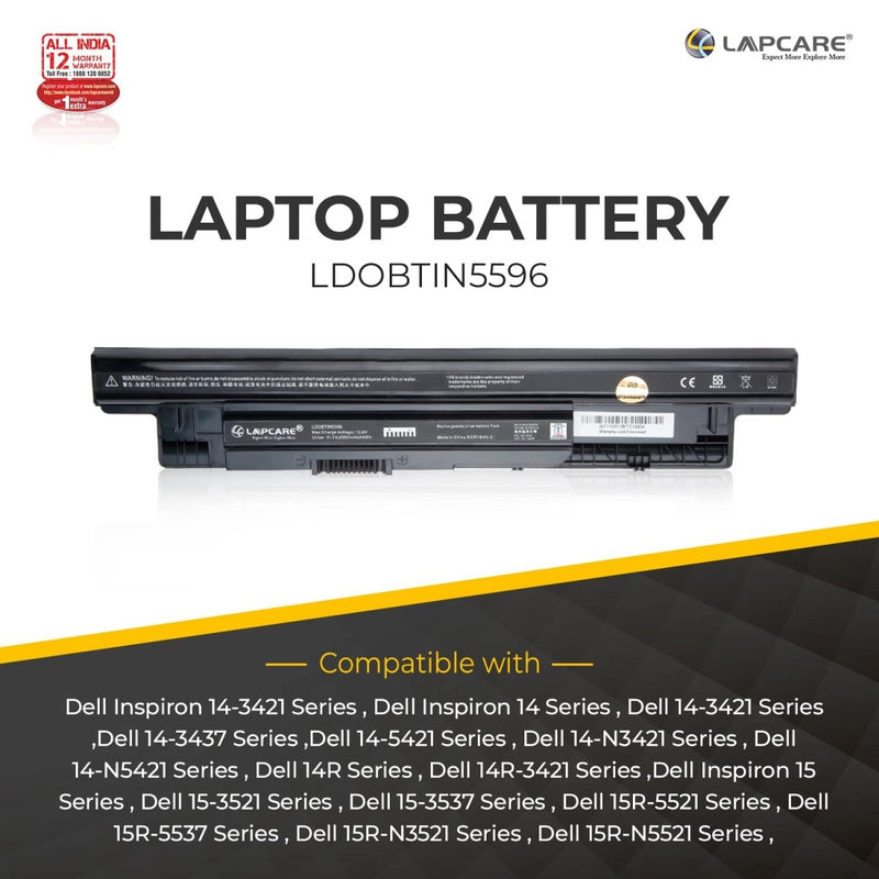 DELL Compatible Laptop Battery Vostro 2421 3445 3446 3546 44WHr 6 Cell - SWIFT PERIPHERALSLDOBTIN5596