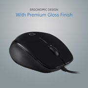 Dell Exclusive D SELECT DS111 1200DPI USB Type A Optical Wired Mouse - Black - SWIFT PERIPHERALSDS111