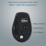 Dell Exclusive D SELECT DS320 1200DPI 2.4GHz USB Optical Wireless Mouse - Black - SWIFT PERIPHERALSDS320