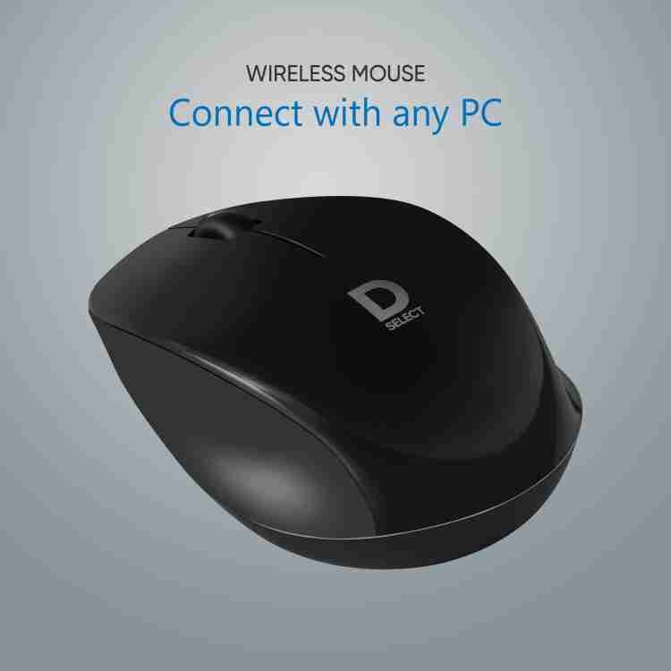 Dell Exclusive D SELECT DS320 1200DPI 2.4GHz USB Optical Wireless Mouse - Black - SWIFT PERIPHERALSDS320