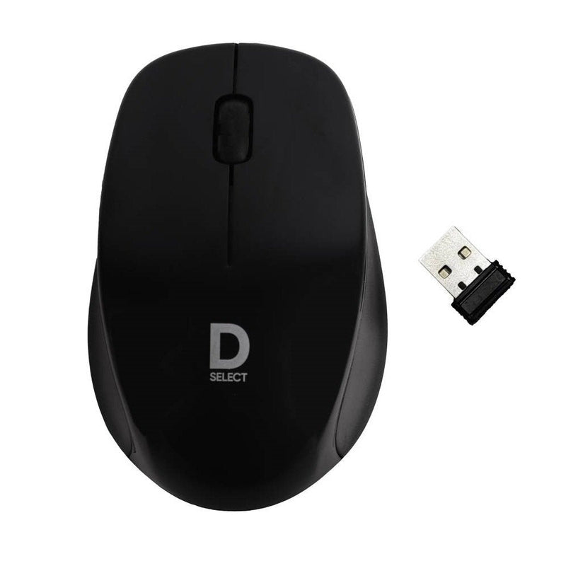 Dell Exclusive D SELECT DS320 1200DPI 2.4GHz USB Optical Wireless Mouse - Black - SWIFT PERIPHERALSDS320