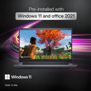 DELL GAMING G15 - 5530, INTEL CORE I5 13TH GEN - 13450HX, NVIDIA GEFORCE RTX 3050 - 6GB, 16GB RAM, 512GB SSD, FHD 250NITS 15.6"/39.62CM, 120HZ, WINDOWS11, MSOFFICE 2021,DARK SHADOW GRAY,2.65KG GAMING LAPTOP - SWIFT PERIPHERALS1094173