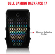 Dell GM1720PM Gaming Lite 17" Laptop Backpack with Water Resistant Exterior and Reflective Front - SWIFT PERIPHERALS460-BCZG