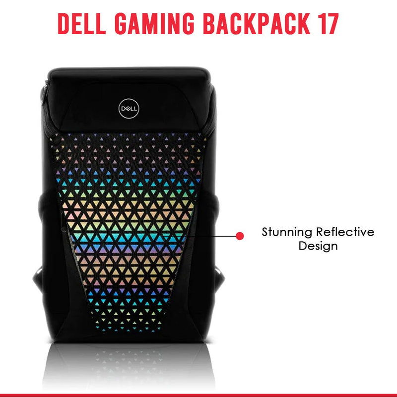 Dell GM1720PM Gaming Lite 17" Laptop Backpack with Water Resistant Exterior and Reflective Front - SWIFT PERIPHERALS460-BCZG