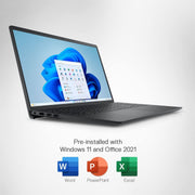 DELL INSPIRON 15 - 3520 [CI3 - 1215U 12TH GEN/8GB/512GB SSD/WIN11 HOME+MSO/15.6 INCH/INTEGRATED GRAPHICS /1 YEAR(S)/BLACK] - SWIFT PERIPHERALS1083452