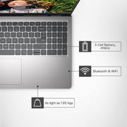DELL INSPIRON 15 - 3520 [CI3 - 1215U 12TH GEN/8GB/512GB SSD/WIN11 HOME+MSO/15.6 INCH/INTEGRATED GRAPHICS /1 YEAR(S)/SILVER] - SWIFT PERIPHERALS1083314
