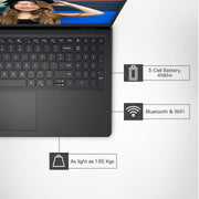 DELL INSPIRON 15 - 3520 [CI5 - 1235U 12TH GEN/8GB DDR4/512GB SSD/NO DVD/WIN11 HOME+MSO/15.6 INCH/INTEGRATED GRAPHICS/1 YEAR/BLACK] - SWIFT PERIPHERALS1082681