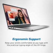 DELL INSPIRON 3530 LAPTOP, 13TH GEN INTEL CORE I5 - 1334U PROCESSOR, 16GB, 512GB SSD, 15.6"(39.62CM) FHD 120HZ 250 NITS, BACKLIT KB, WINDOWS 11 + MSO'24 & 15 MONTH MCAFEE, SILVER, THIN & LIGHT - 1.62KG - SWIFT PERIPHERALS1093090