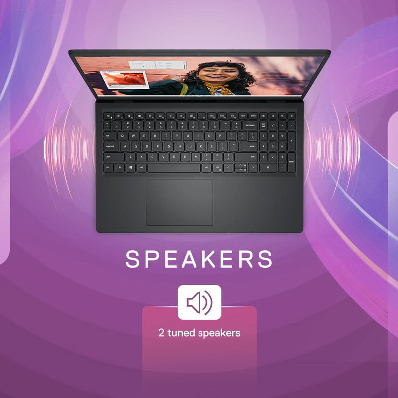 DELL INSPIRON 3530 THIN & LIGHT LAPTOP, 13TH GEN INTEL CORE I3 - 1305U PROCESSOR, 8GB, 512GB SSD, 15.6" (39.62CM) FHD 120HZ 250NITS, STANDARD KEYBOARD, WINDOWS 11+MSO'21 & 15 MONTH MCAFEE, BLACK, 1.62KG - SWIFT PERIPHERALSDelllaptop-00014