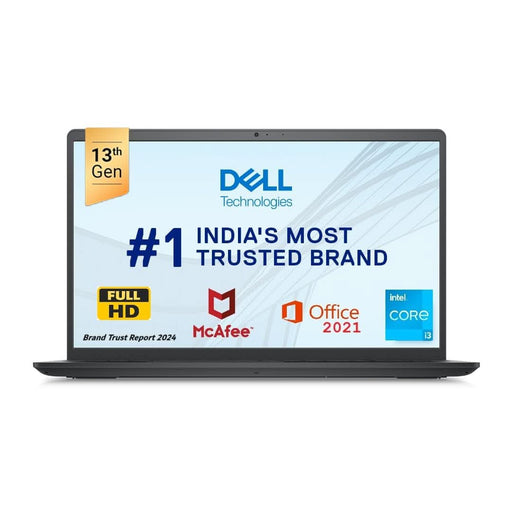 DELL INSPIRON 3530 THIN & LIGHT LAPTOP, 13TH GEN INTEL CORE I3 - 1305U PROCESSOR, 8GB, 512GB SSD, 15.6" (39.62CM) FHD 120HZ 250NITS, STANDARD KEYBOARD, WINDOWS 11+MSO'21 & 15 MONTH MCAFEE, BLACK, 1.62KG - SWIFT PERIPHERALSDelllaptop-00014
