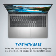 DELL INSPIRON 3535 THIN & LIGHT LAPTOP, AMD R5 - 7530U PROCESSOR, 16GB, 512GB, 15.6" (39.62CM) FHD 120HZ WVA IPS DISPLAY, STANDARD KEYBOARD, WINDOWS 11 + MSO'24, 15 MONTH MCAFEE, PLATINUM SILVER, 1.67KG - SWIFT PERIPHERALSDelllaptop-00012