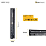 Dell Inspiron 3551 3552 3558 3576 Compatible Laptop Battery 2200mAh 14.8V 4 Cell - SWIFT PERIPHERALSLDOBTIN6120