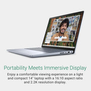 DELL INSPIRON 5445 [R7 - 8840U RYZEN/16GB/512GB SSD/WIN11 HOME+MSO/14.0 INCH/INTEGRATED GRAPHICS /1 YEAR(S)/BLUE] - SWIFT PERIPHERALS1091264