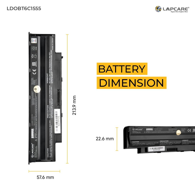 Dell J1KND Compatible Laptop Battery 48.84Whr 4400mAh 11.1V 6 Cell - SWIFT PERIPHERALSLDOBT6C1555