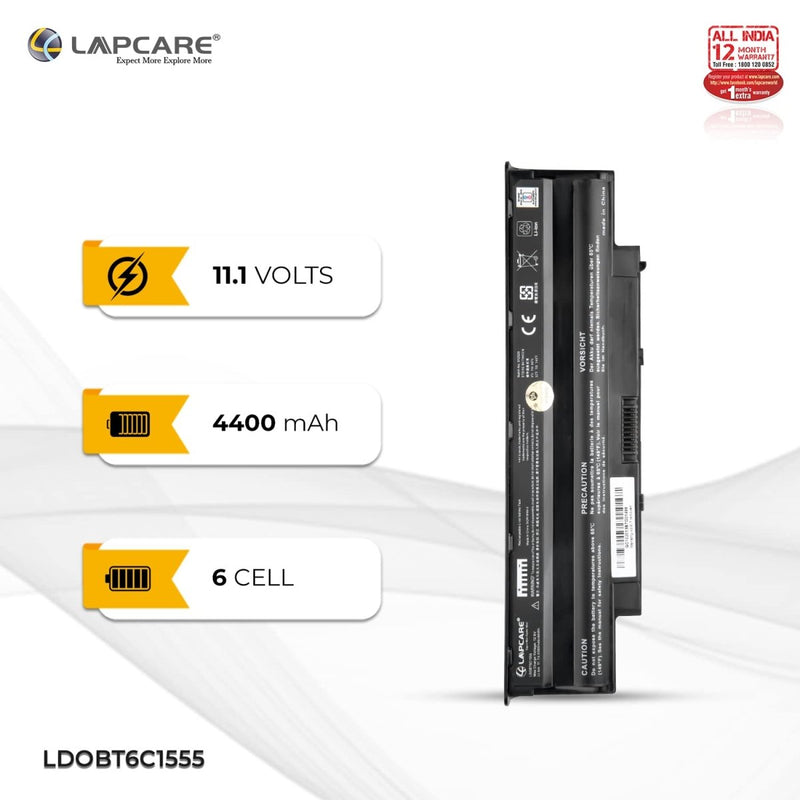 Dell J1KND Compatible Laptop Battery 48.84Whr 4400mAh 11.1V 6 Cell - SWIFT PERIPHERALSLDOBT6C1555