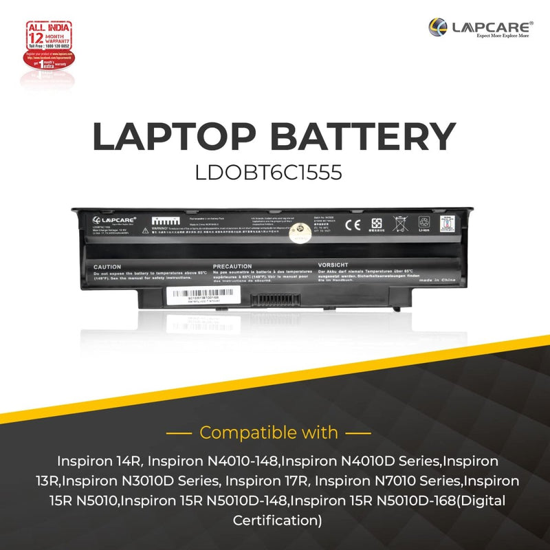 Dell J1KND Compatible Laptop Battery 48.84Whr 4400mAh 11.1V 6 Cell - SWIFT PERIPHERALSLDOBT6C1555