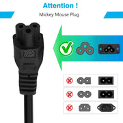 Dell K257C Original Laptop Power Cable Cord with 3 - Pin Design and Universal Compatibility - SWIFT PERIPHERALSJDCXX