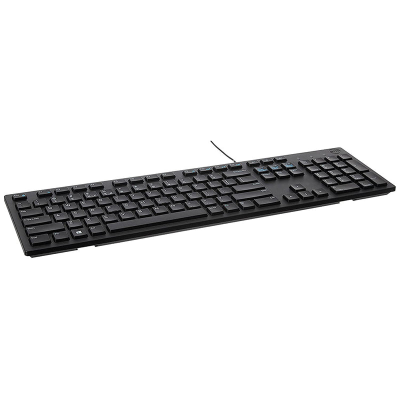 Dell KB216 Full - Size Wired Spill Resistance Keyboard with 3 Indicator Lights - SWIFT PERIPHERALSKB216-BLK