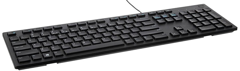 DELL KB216 WIRED MULTIMEDIA USB KEYBOARD WITH SUPER QUITE PLUNGER KEYS WITH SPILL - RESISTANT - SWIFT PERIPHERALS100970