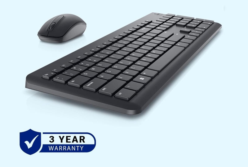 Dell KM3322W USB Wireless Spill - Resistant Keyboard and Mouse Combo - Black - SWIFT PERIPHERALSKM3322W