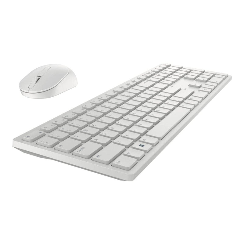 Dell KM5221W Pro 2.4GHz USB Wireless Keyboard and Mouse Combo (US English) - White - SWIFT PERIPHERALS580-AKCC