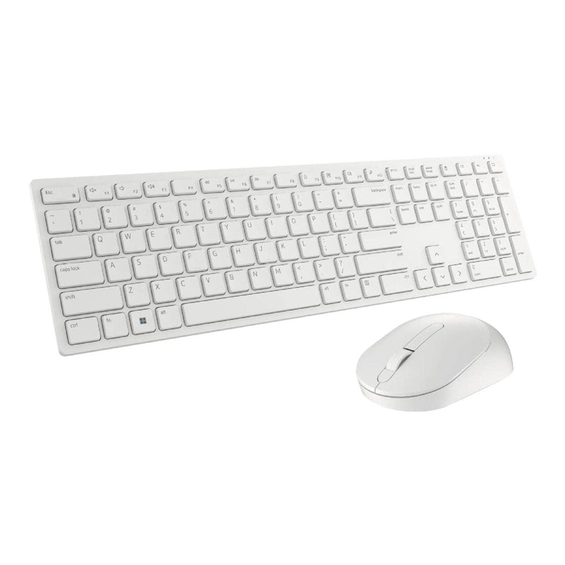 Dell KM5221W Pro 2.4GHz USB Wireless Keyboard and Mouse Combo (US English) - White - SWIFT PERIPHERALS580-AKCC